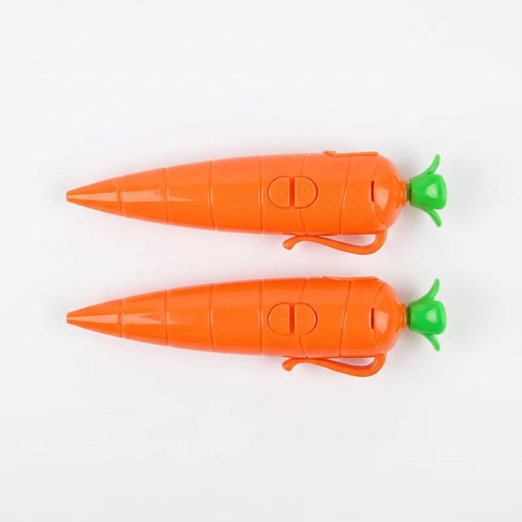 Carrot Pen Flat Lay