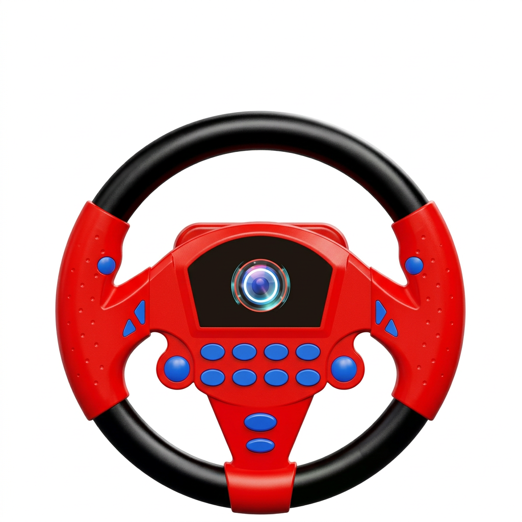 Kids Steering Wheel Angle View