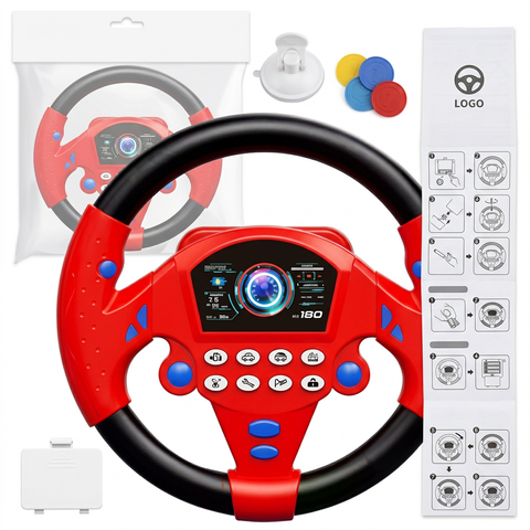 Kids Steering Wheel Package Contents
