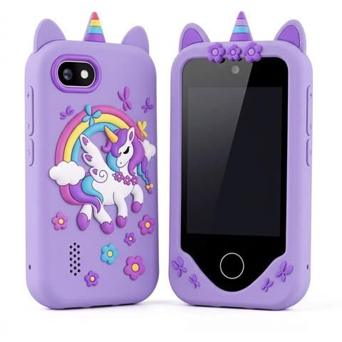 Unicorn Toy Phone Both Sides