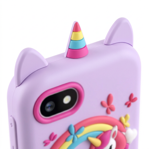 Unicorn Toy Phone Detail Closeup