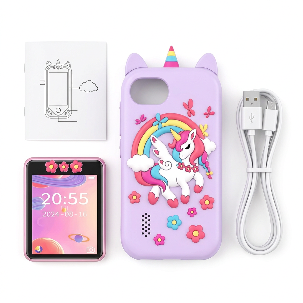 Unicorn Toy Phone Package Contents